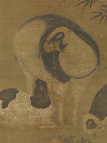 元人三陽開泰圖　軸