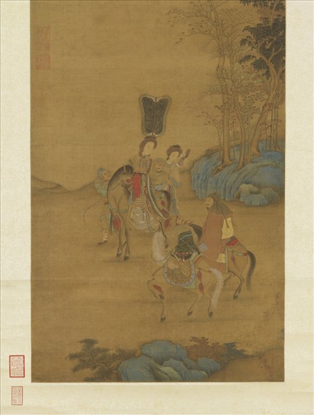 元人明妃出塞圖　軸