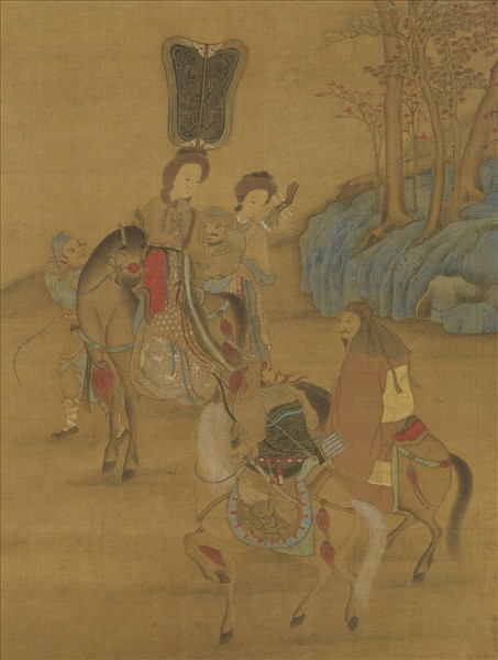 元人明妃出塞圖　軸