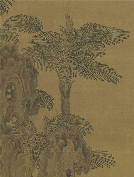 元人傳經圖　軸