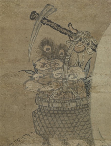 元人畫仙女　軸