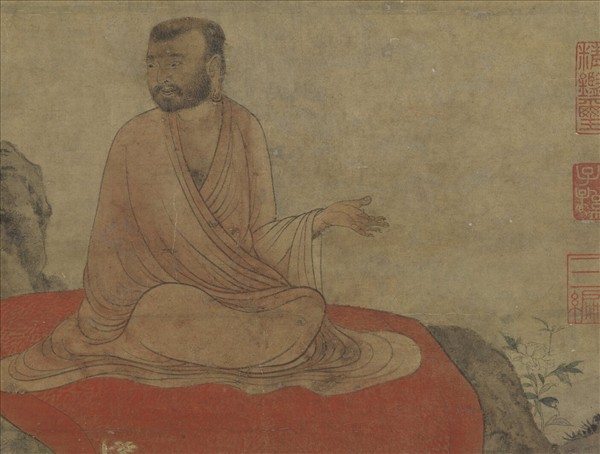 元人達摩像　軸