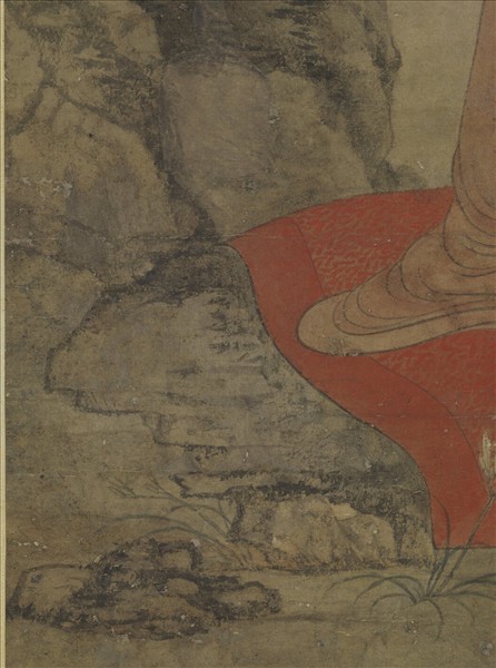 元人達摩像　軸