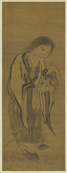 元人畫劉海蟾像　軸