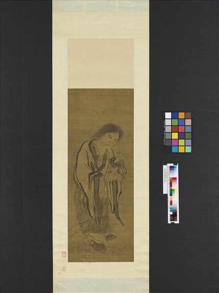 元人畫劉海蟾像　軸