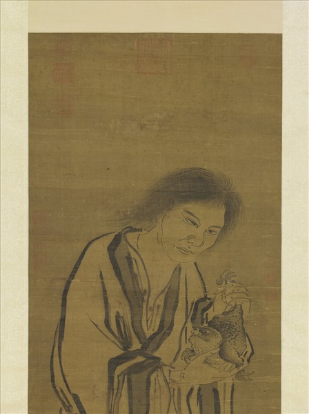 元人畫劉海蟾像　軸