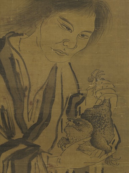 元人畫劉海蟾像　軸