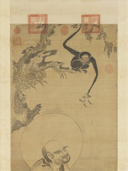 元人畫第三拔納拔西尊者　軸