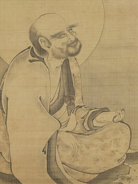 元人畫第三拔納拔西尊者　軸