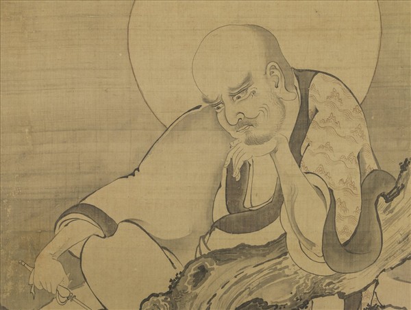 元人畫第六拔哈達喇尊者　軸