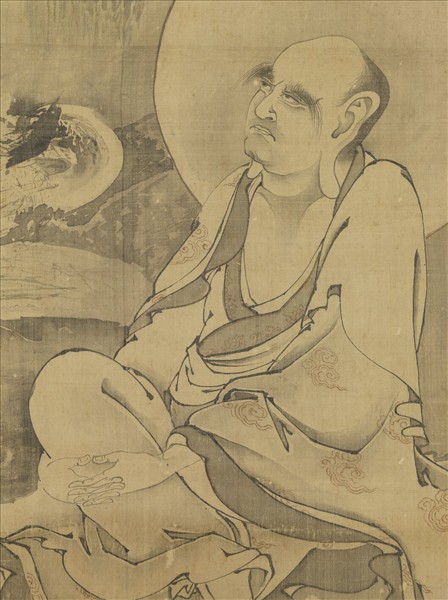 元人畫第八嘎納嘎拔哈剌錣雜尊者　軸