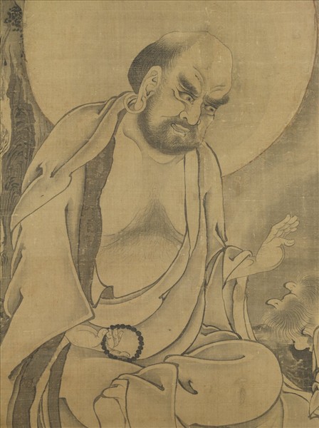 元人畫第九拔嘎沽拉尊者　軸