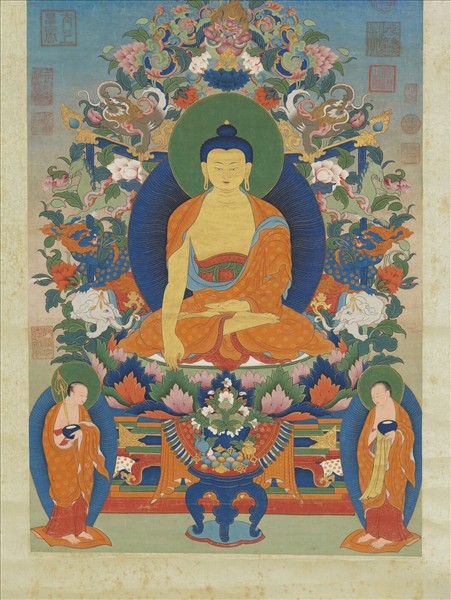 番畫無量壽佛　軸