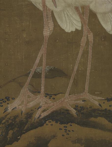 元王淵三白圖　軸