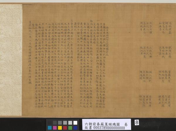 六朝前秦蘇蕙璇璣圖　卷