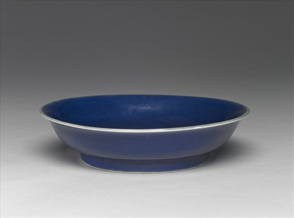 霽青釉盤