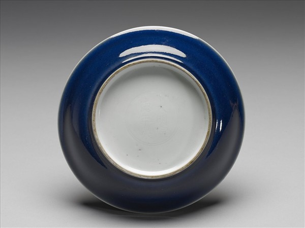 霽青釉盤