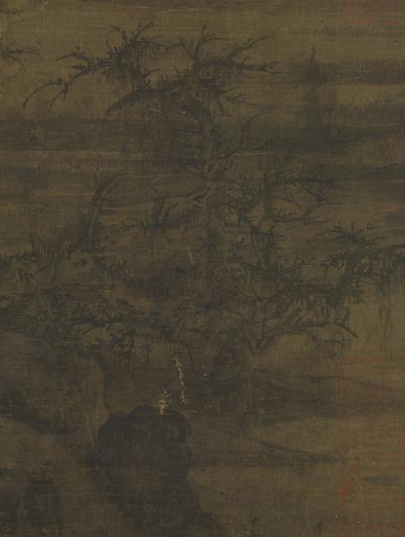 宋人小寒林圖　軸