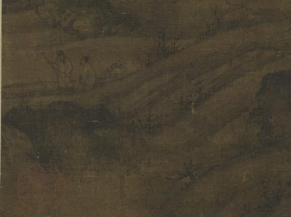 宋人小寒林圖　軸