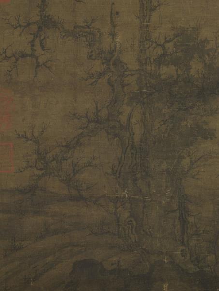 宋人小寒林圖　軸