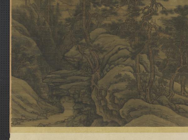 五代南唐董源洞天山堂　軸