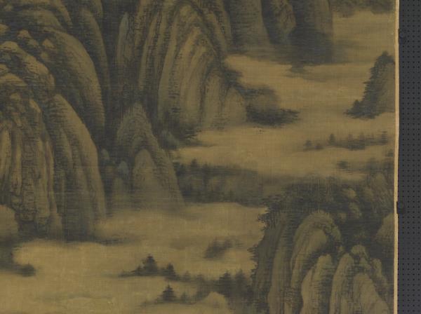 五代南唐董源洞天山堂　軸