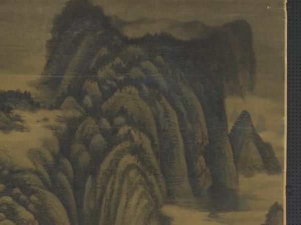 五代南唐董源洞天山堂　軸