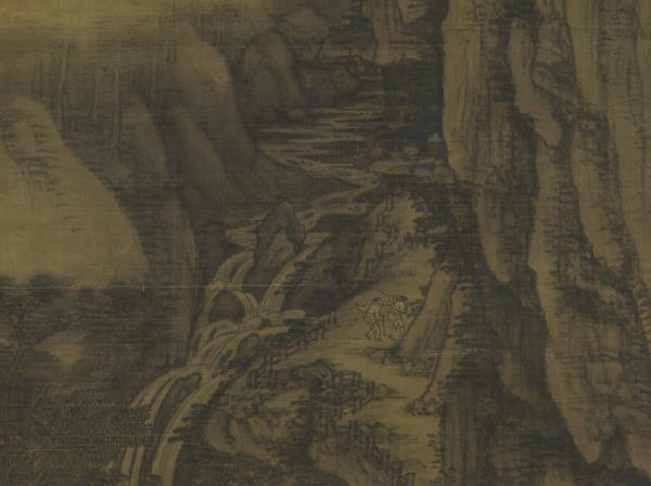 五代南唐董源洞天山堂　軸