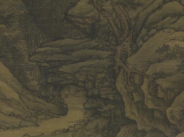 五代南唐董源洞天山堂　軸