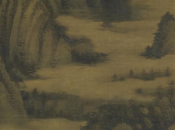 五代南唐董源洞天山堂　軸