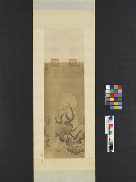 元人畫第十一祖查巴納塔嘎尊者　軸