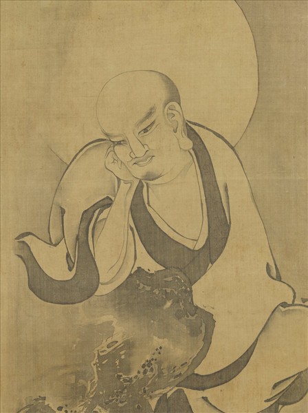 元人畫第十一祖查巴納塔嘎尊者　軸