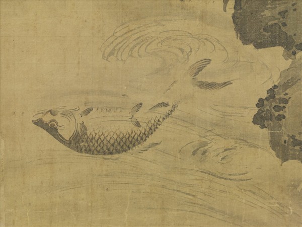 元人畫第十一祖查巴納塔嘎尊者　軸