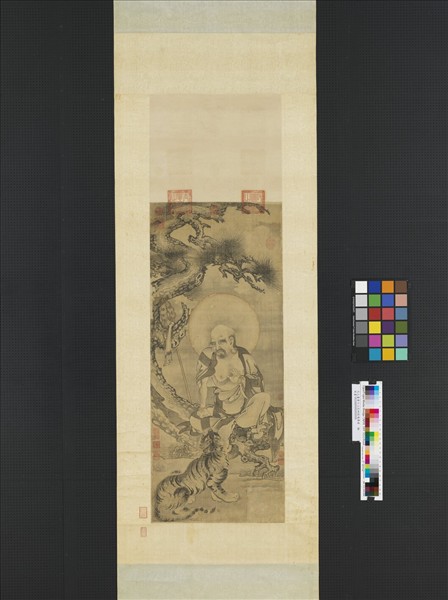 元人畫第十三巴納塔嘎尊者　軸