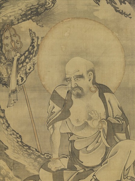 元人畫第十三巴納塔嘎尊者　軸