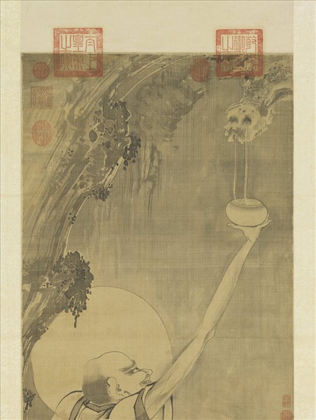 元人畫第十四納阿噶塞納尊者　軸