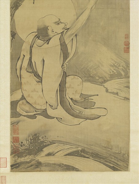 元人畫第十四納阿噶塞納尊者　軸