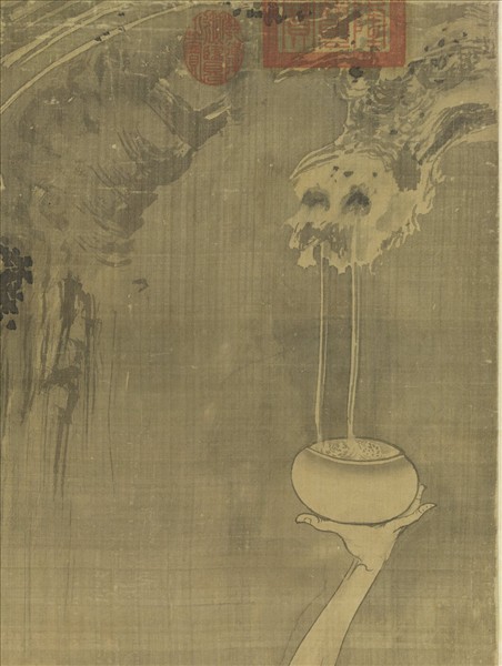 元人畫第十四納阿噶塞納尊者　軸