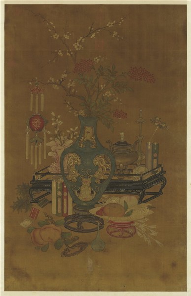 元人豐登報喜圖　軸