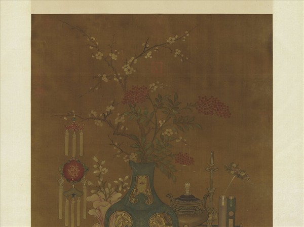 元人豐登報喜圖　軸