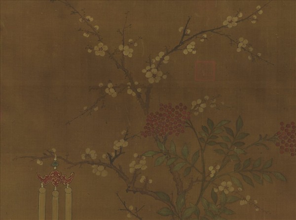 元人豐登報喜圖　軸