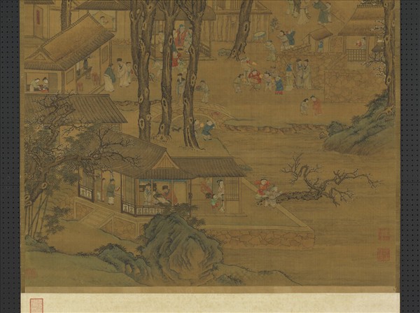 元人歲朝圖　軸