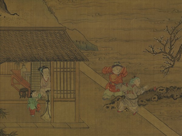 元人歲朝圖　軸