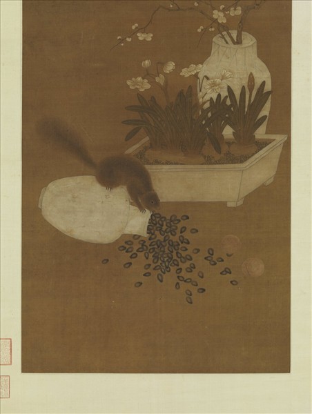 元人歲朝圖　軸