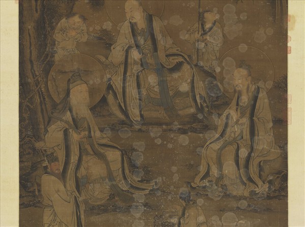 元人三清圖　軸