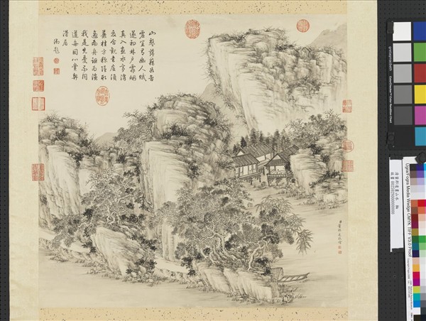 清董邦達畫山水　軸