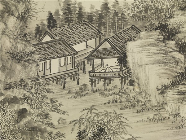 清董邦達畫山水　軸