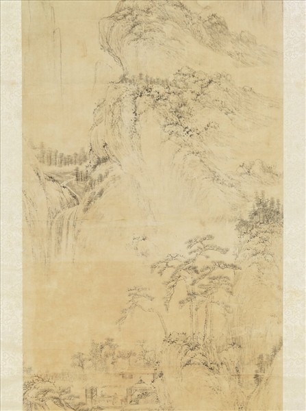 清李世倬繪高宗御筆擬古詩　軸