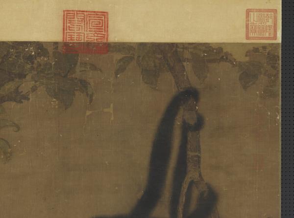 宋人枇杷猿戲圖　軸