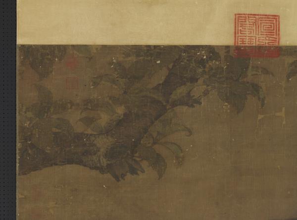 宋人枇杷猿戲圖　軸